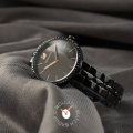 Zwart horloge met kristal Herfst / Winter Collectie Swarovski